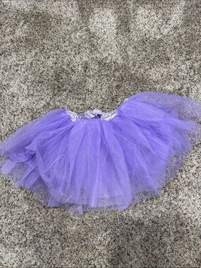 Lavender Tulle Skater Skirt with Elastic Waistband - Women/teen/tween/girls